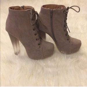 Brown booties